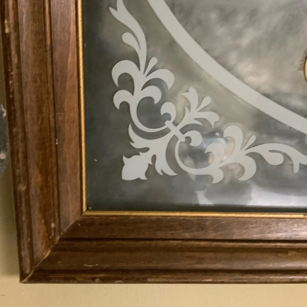 Vtg 70’S BACARDI rum bar mirror frame. Wood frame needs treatment. Man cave etc.